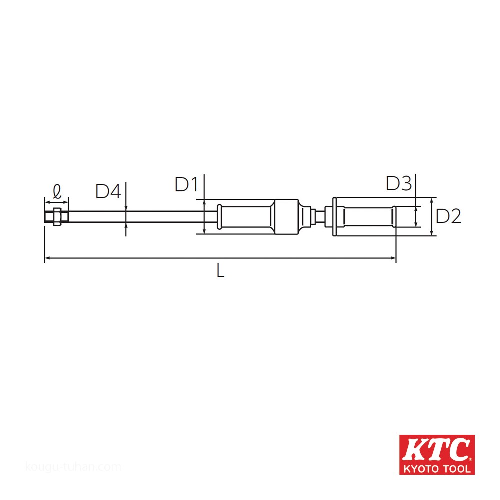 KTC AUD3 スライドハンマプラー : 工具通販 Yahoo!店 - 通販 - Yahoo 