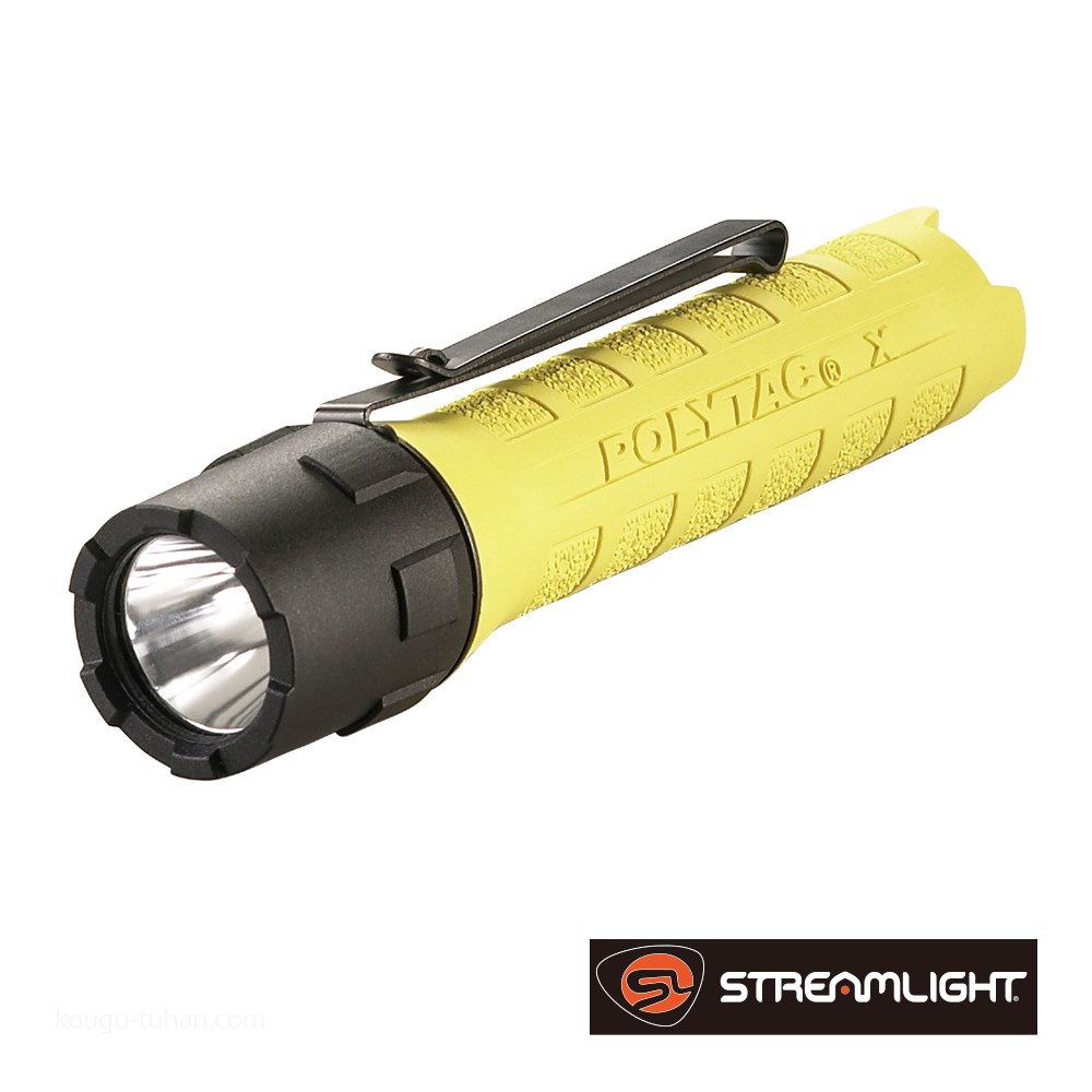 STREAMLIGHT - 流れともし火 88601 ポリタックＸ 黄色 CR123A ライト、ランタン-懐中電灯、ハンディライト-アウトドア、キャンプ、登山