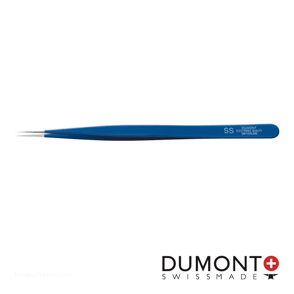 デュモント 0302-SS140-CO ピンセット NO.SS140 ブルー・イノックス
