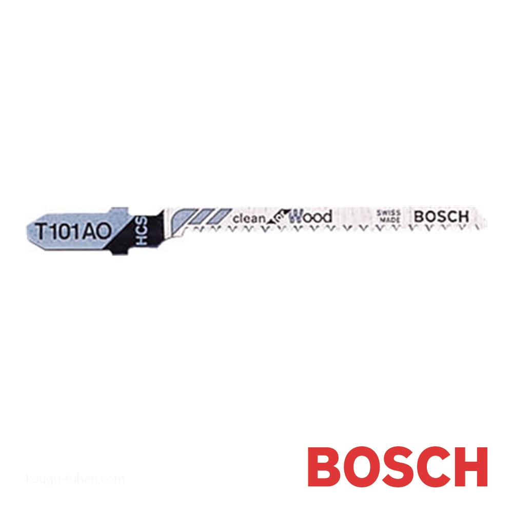 BOSCH T-101AO ジグソーブレード (5本)