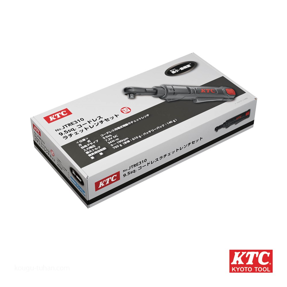 KTC JTRE310 9.5sq.コードレスラチェットレンチ : 工具通販 Yahoo!店 