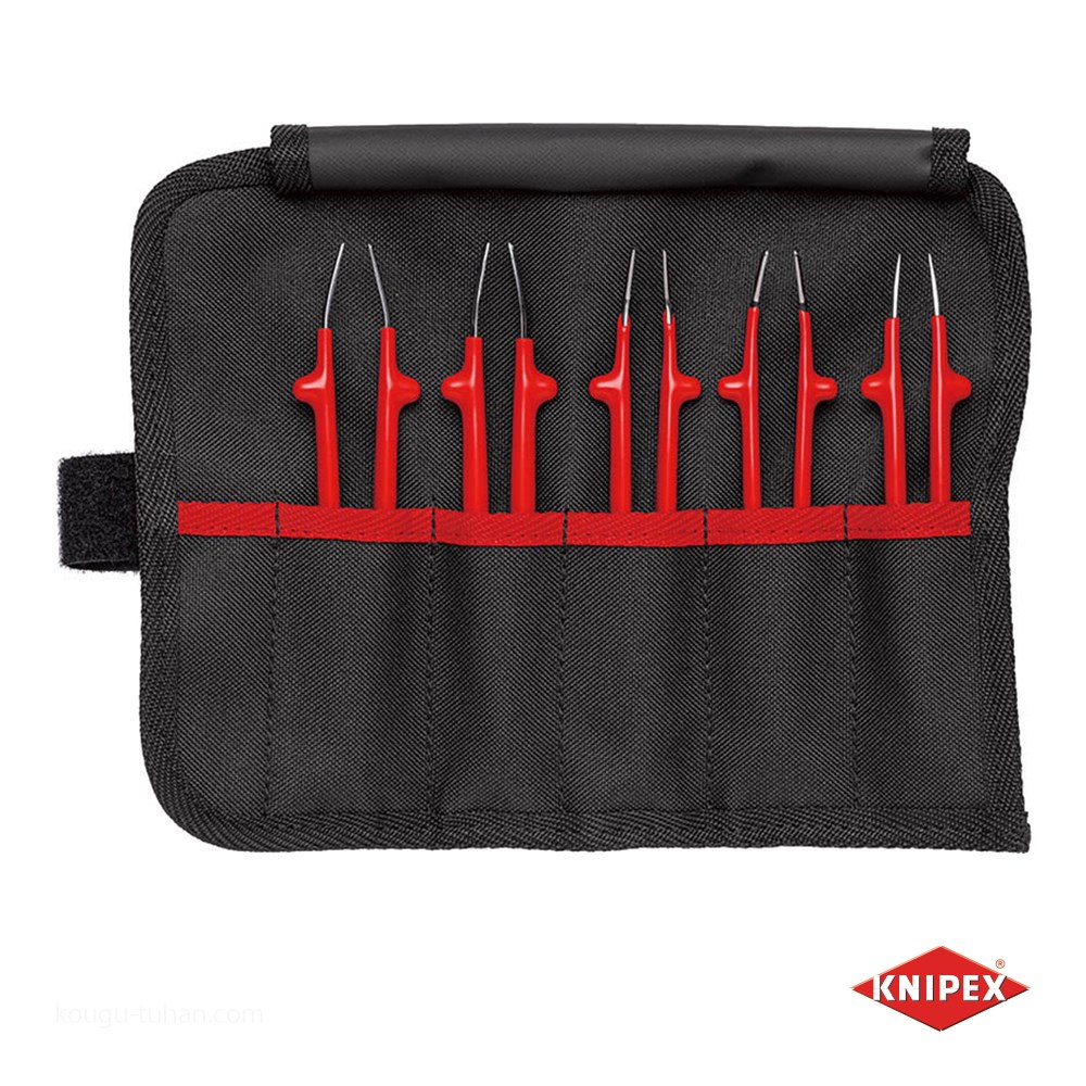 KNIPEX 9200 04 絶縁汎用ピンセット5本組セット :4003773087052:工具通販