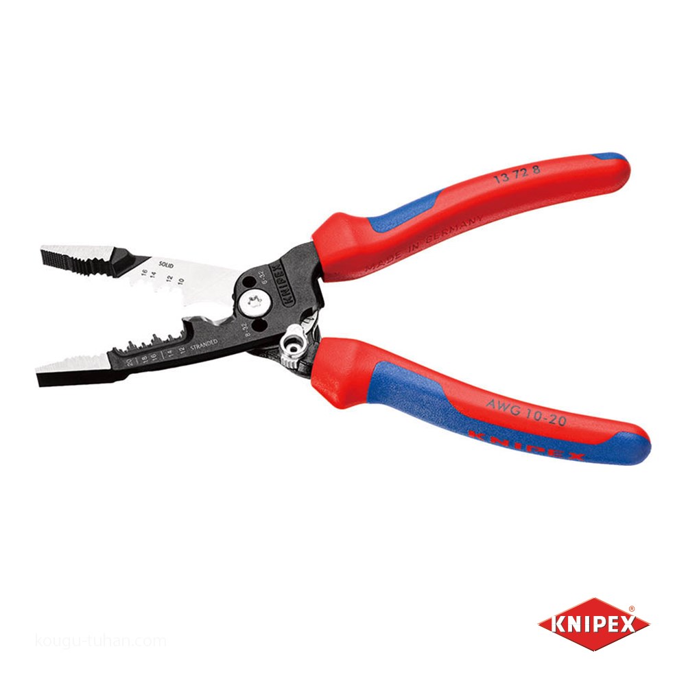 KNIPEX 1372-8 電気技師用多機能ペンチ : 工具通販 Yahoo!店