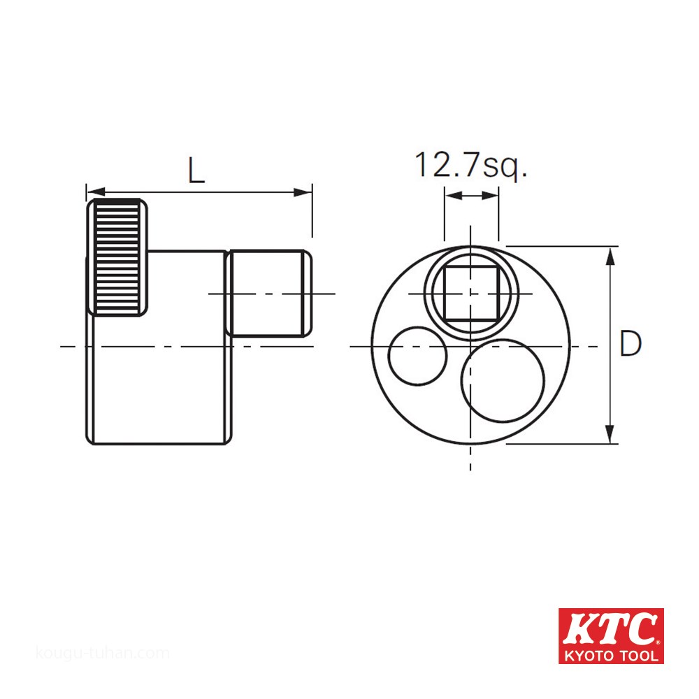 KTC BSR30 (12.7SQ)スタッドリムーバー : 工具通販 Yahoo!店 - 通販