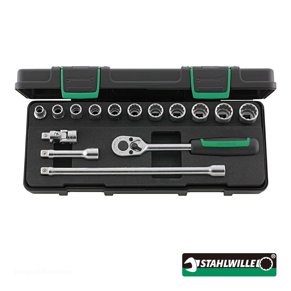 スタビレー 45/11/4KN (3/8SQ)ソケットレンチ15点セット : 工具通販