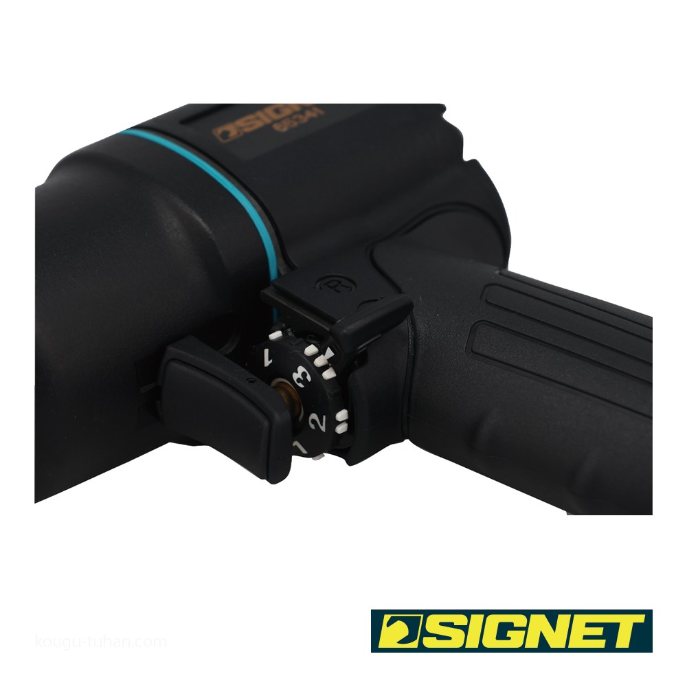 SIGNET 1/2コンパクトエアーインパクトレンチ SIGNET 65341 1/2DR 軽量コンパクト型エアーインパクトレンチBG : 工具