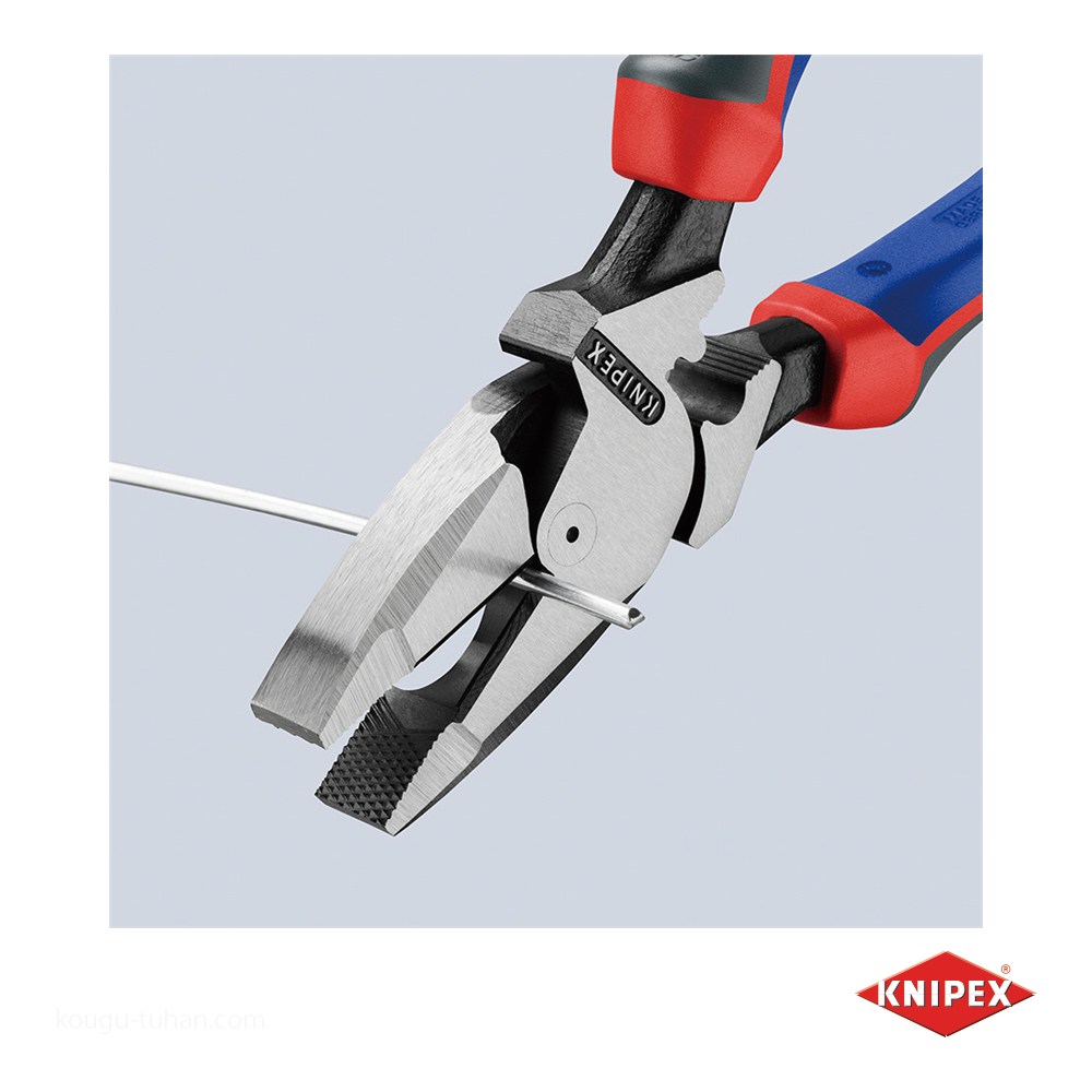 KNIPEX 0912-240SB 架線工事用強力ペンチ(圧着付) : 工具通販 Yahoo!店