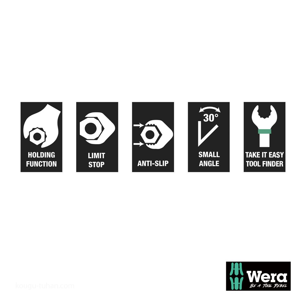 Wera 9730 フォーム Joker 6000 スパナセット_9
