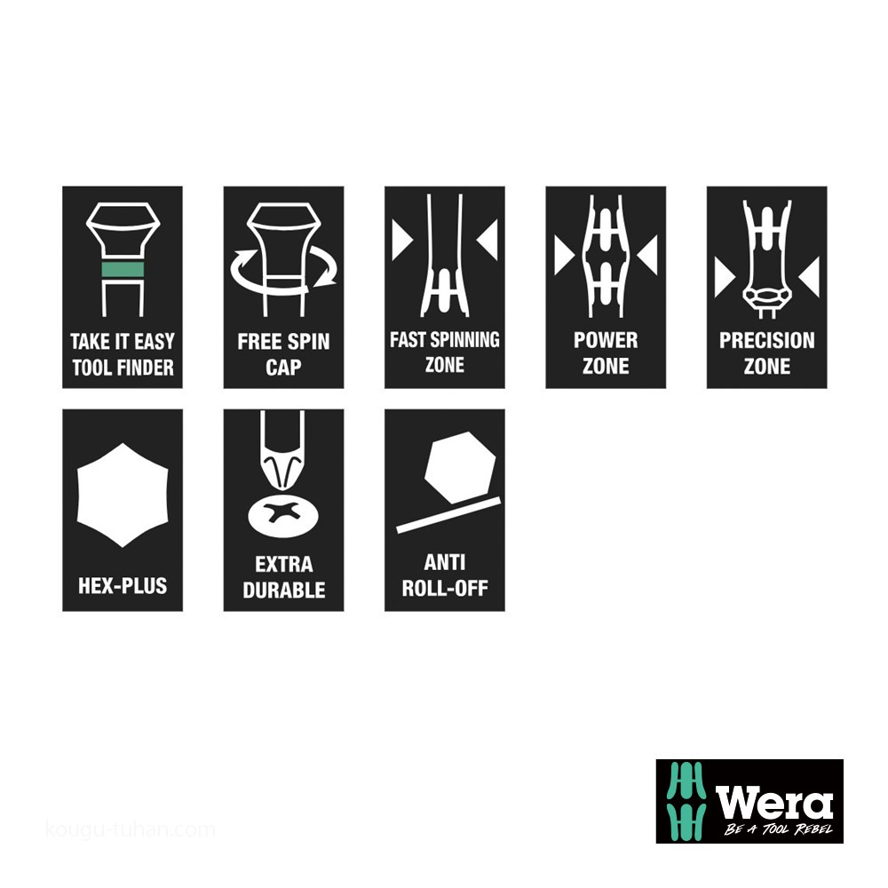 Wera 2054 精密六角ドライバー 3/32インチ 軸長60mm : 工具通販 Yahoo
