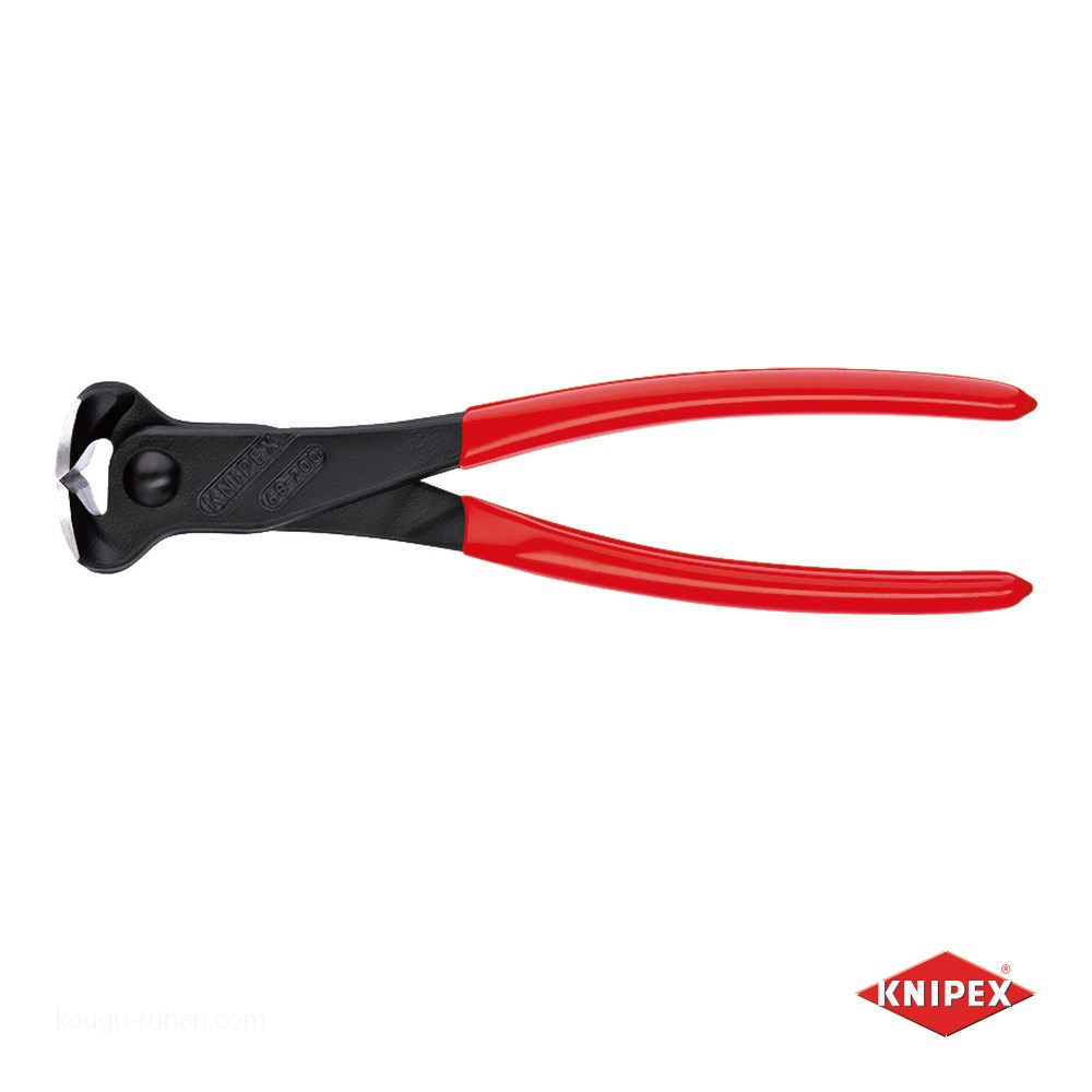 KNIPEX 6801-200 エンドカッティングニッパー : 工具通販 Yahoo!店