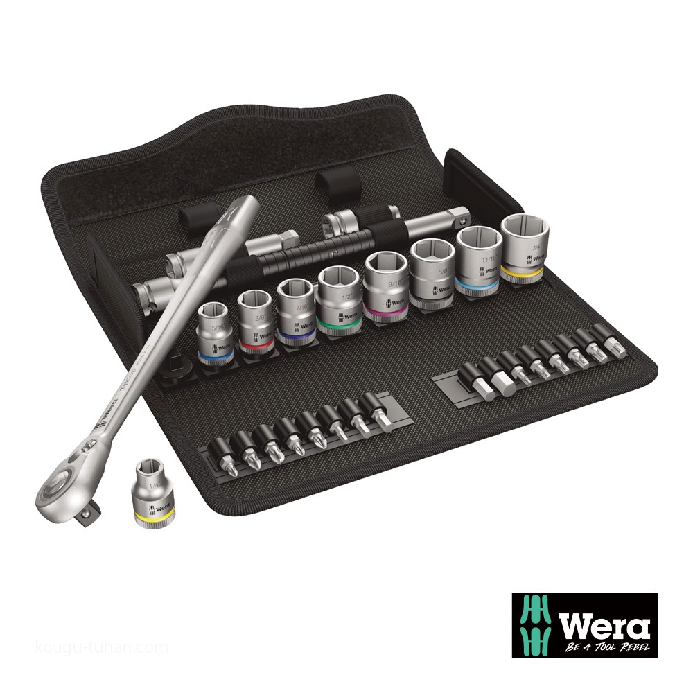 Wera 8100 SB 11 レバー式サイクロップメタルラチェット3/8SQセット