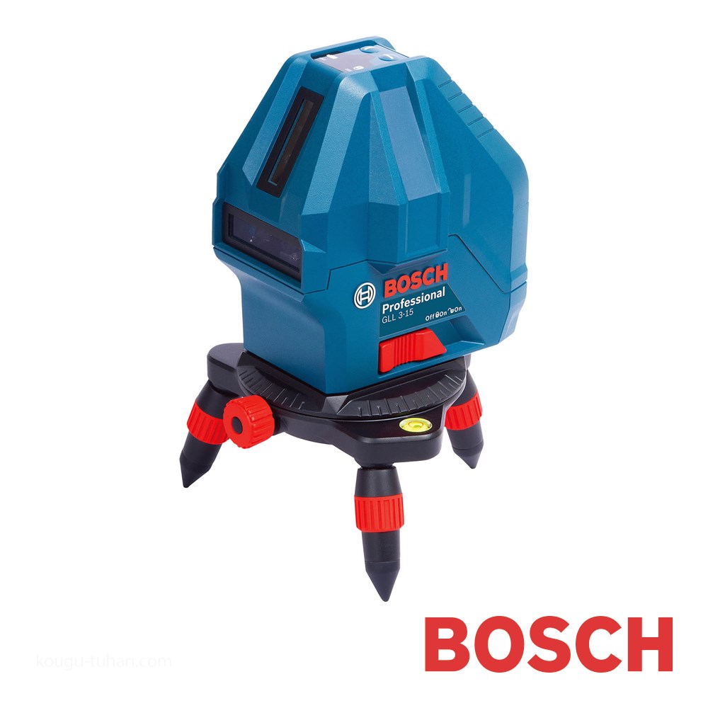 BOSCH GLL3 15 レーザー墨出し器 :3165140814089:工具通販