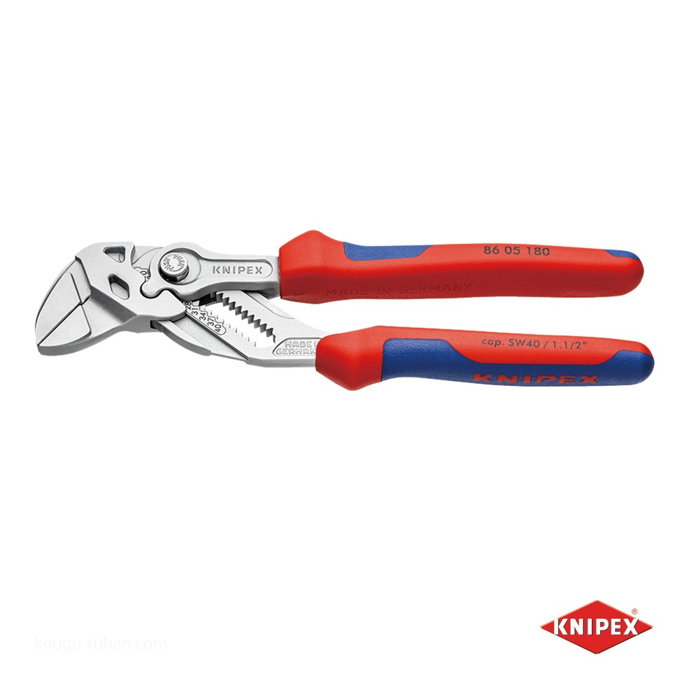 KNIPEX 8605 180SB プライヤーレンチ :4003773052180:工具通販