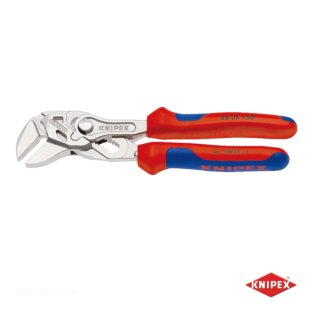 KNIPEX 8605 150 プライヤーレンチ (SB) :4003773070054:工具通販