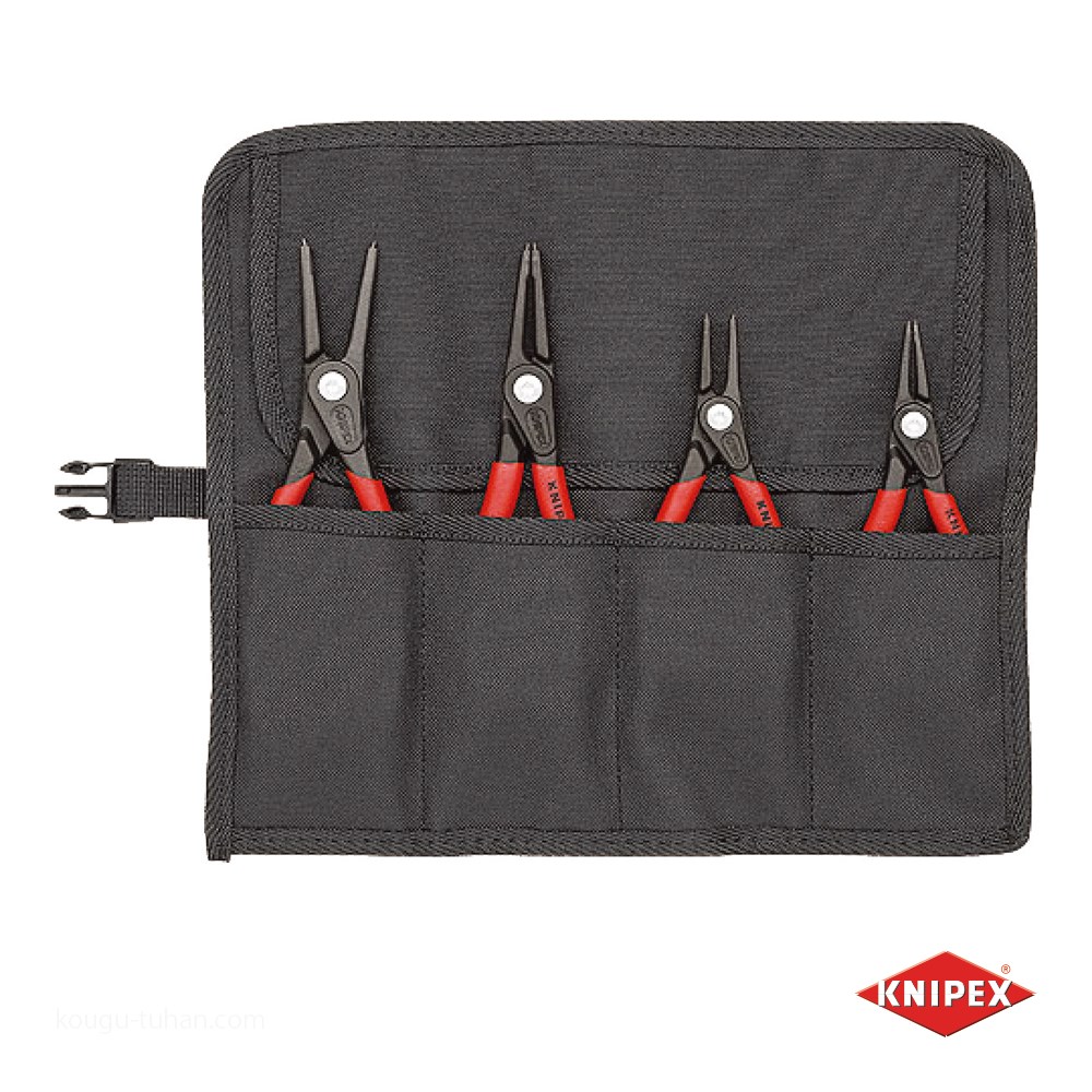 KNIPEX 001957 精密スナップリングプライヤーセット(4本組) :4003773050056:工具通販