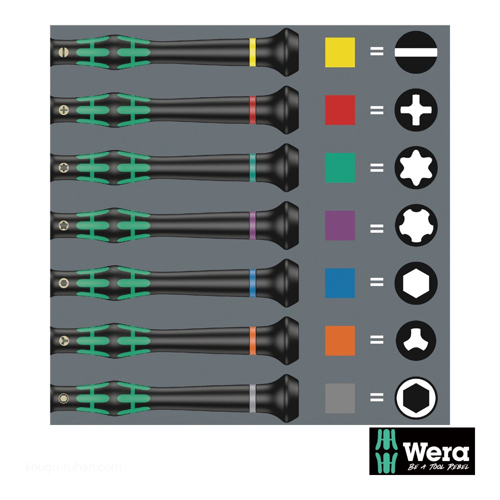 Wera 2035 精密マイナスドライバー 0.40x2.5mm 軸長50mm : 工具通販