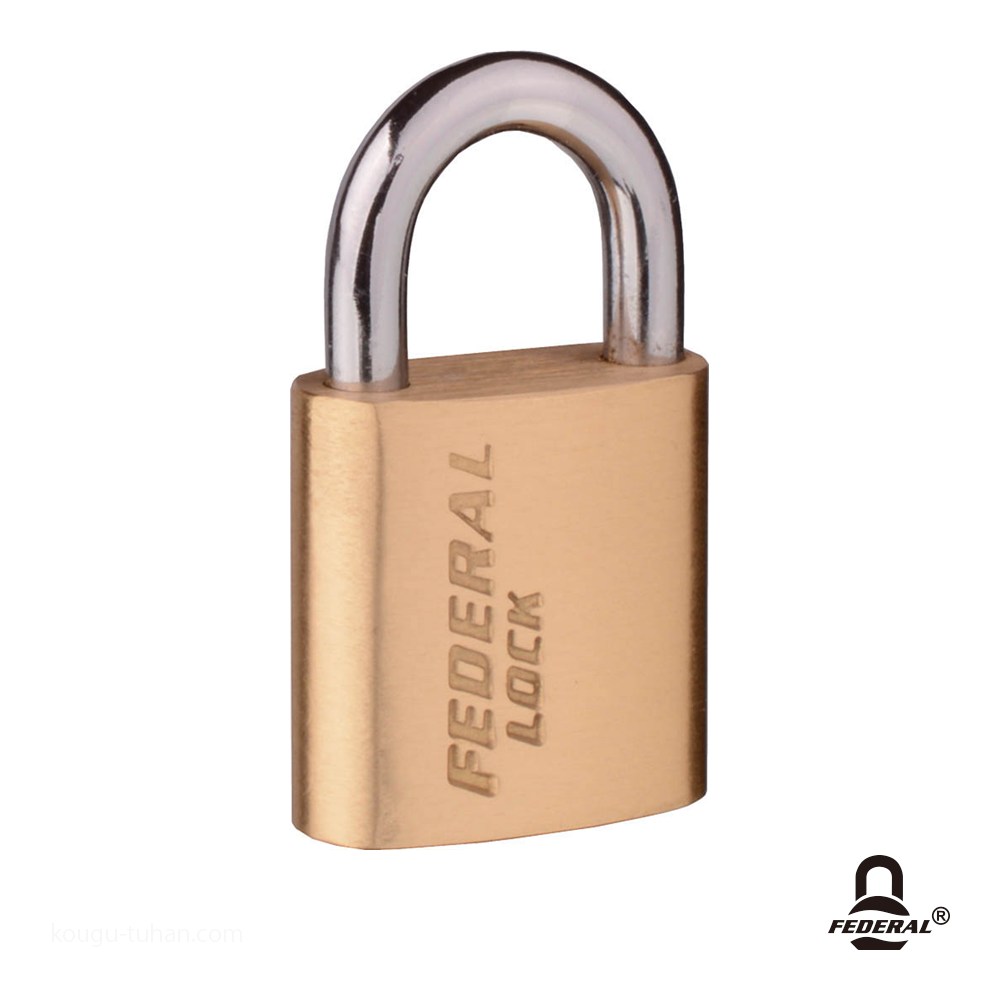FEDERAL LOCK X20-KA201-P 南京錠 20mm (同一KEY) : 工具通販 Yahoo!店