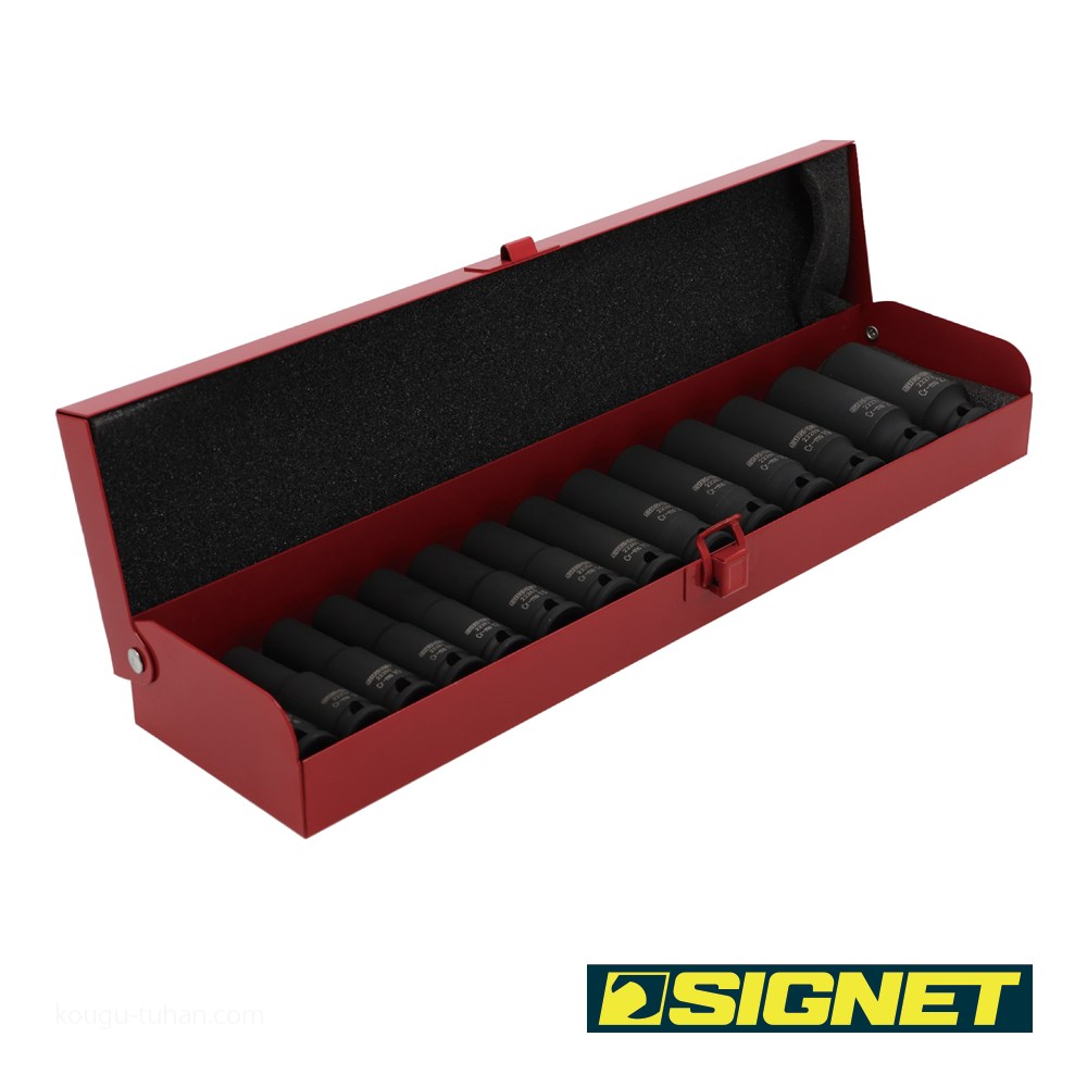 SIGNET 22296 3/8DR 14PC ミリ ディープインパクトソケットセット