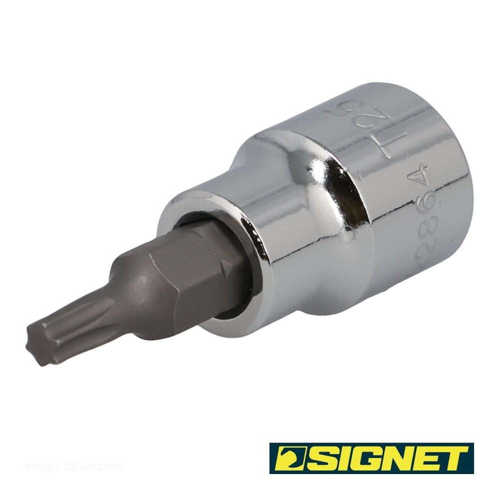 SIGNET 22864 (#22525)3/8DR T-25 ヘクスローブビットソケット : 工具