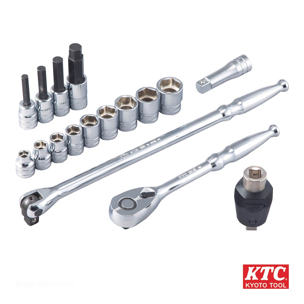 KTC TB417TQ (12.7SQ)ソケットレンチセット トルクルモデル :4989433972497:工具通販