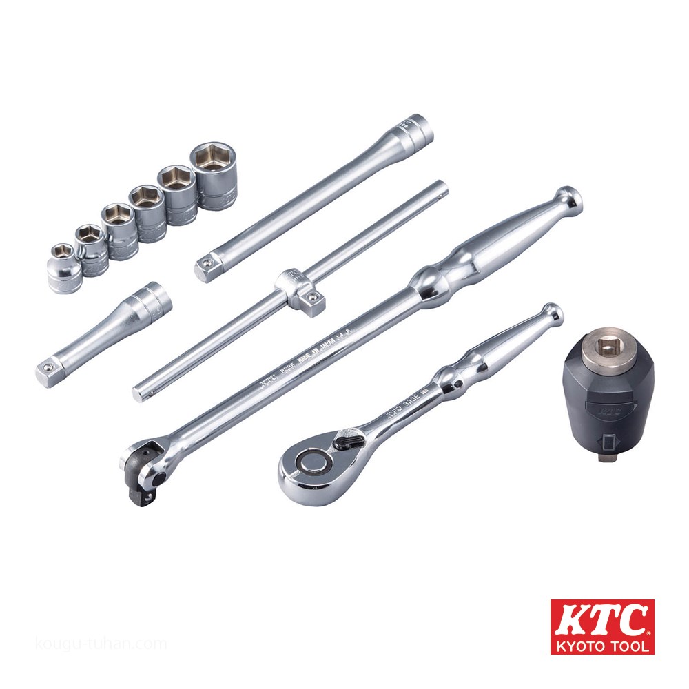 KTC TB312TQ (9.5SQ)ソケットレンチセット トルクルモデル :4989433972480:工具通販