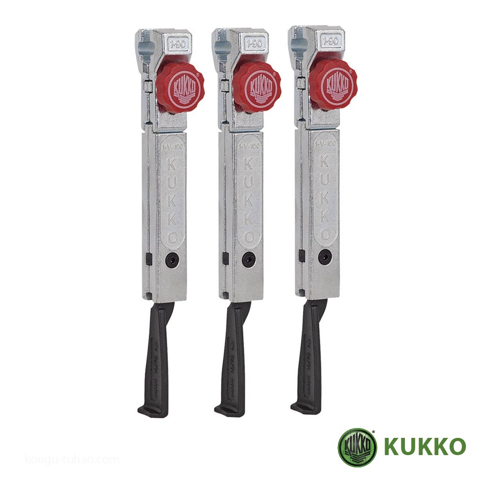 KUKKO 1-195-S 30+S-T用超薄爪ロングアーム 200MM(3本) :4021176321467