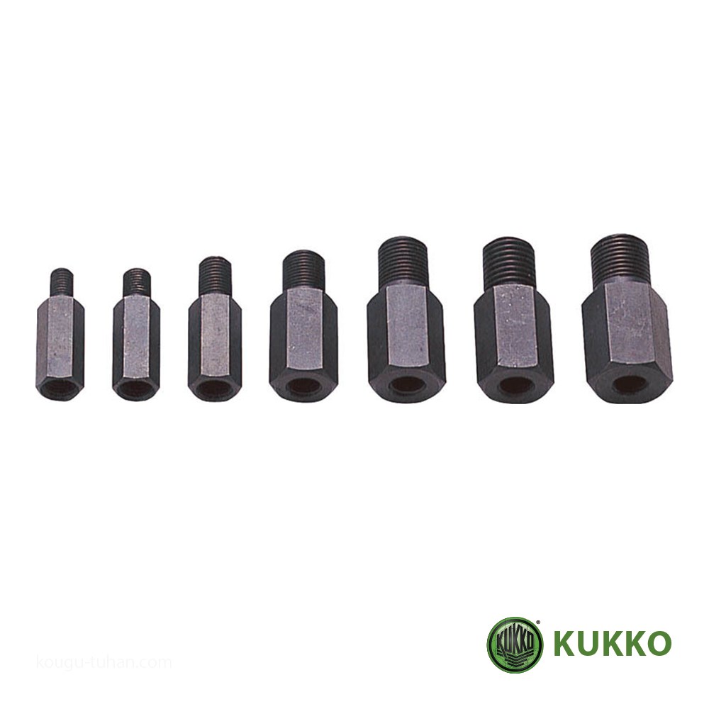 KUKKO 224S-7 .スライドハンマー用7PC アダプターセット