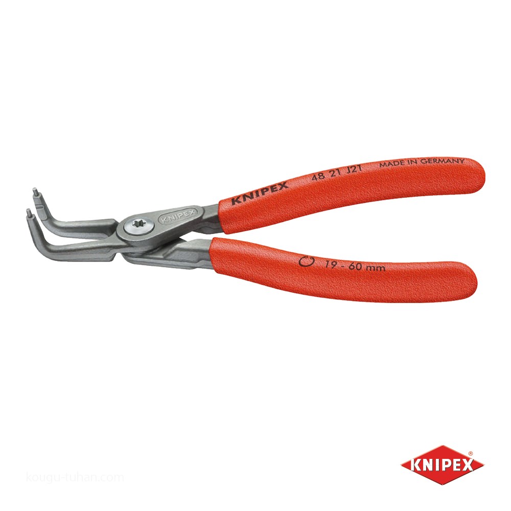 KNIPEX 穴用精密スナップリングプライヤー 曲 (SB) 日本限定