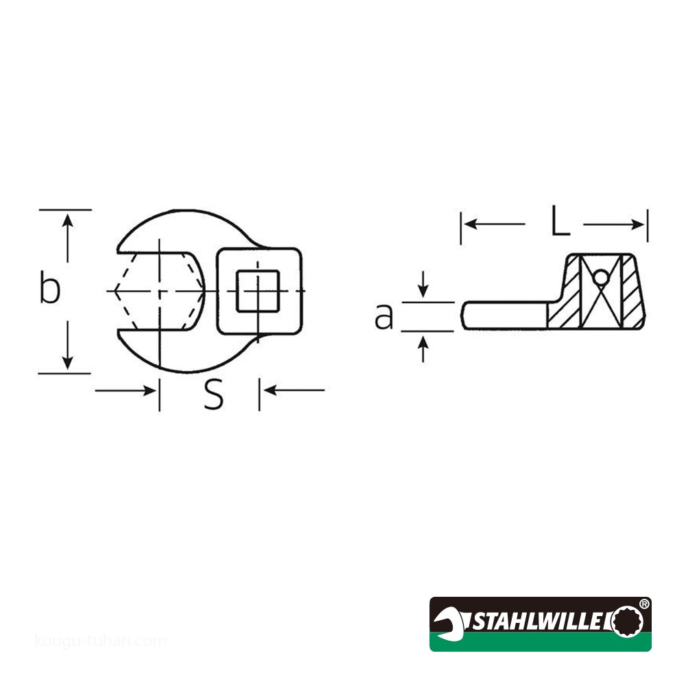 スタビレー/STAHLWILLE 3/8SQ クローフットスパナ（02200050） 品番