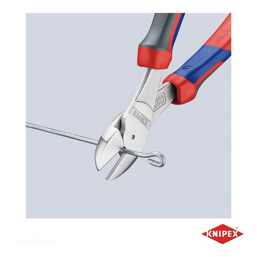 KNIPEX 7405-200 強力型斜ニッパー(硬線用) : 工具通販 Yahoo!店