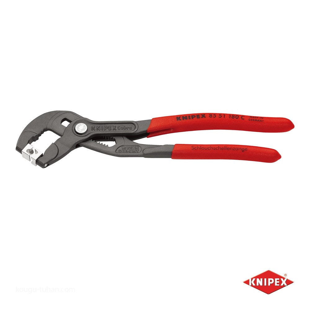 安い正規品 KNIPEX 8551-180C ホースクリッププライヤー (SB) | www