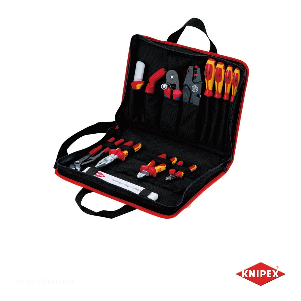 KNIPEX 002111 コンパクトツールバッグ(電気作業用)