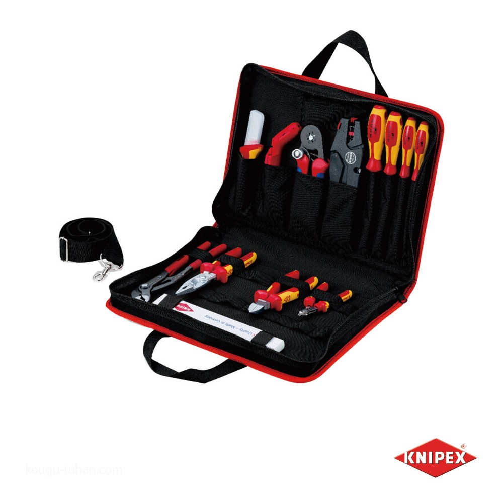 KNIPEX 002111 コンパクトツールバッグ(電気作業用)_1