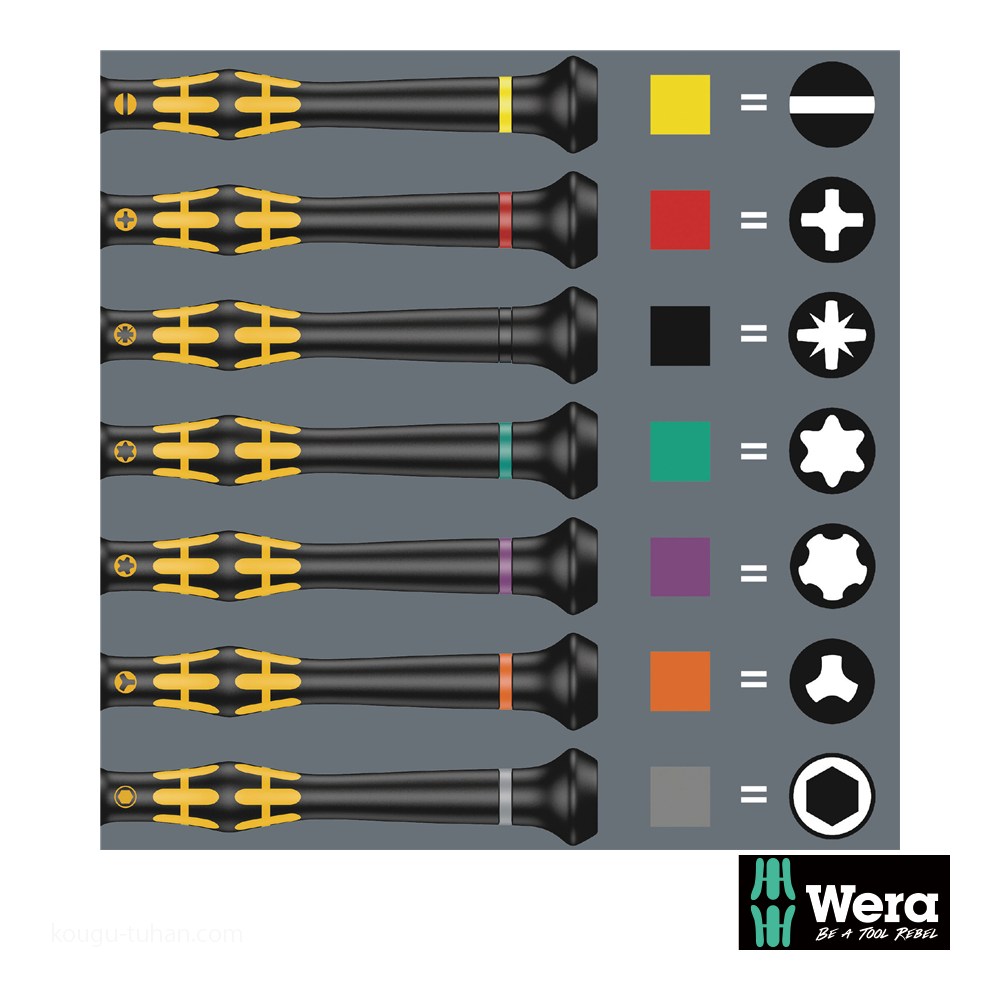 Wera 1550 PH S ESD精密プラスドライバー PH1 軸長480mm : 工具通販