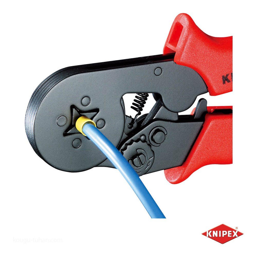 KNIPEX 9753-04SB ワイヤーエンドスリーブ圧着ペンチ (SB KNIPEX 9753-04SB ワイヤーエンドスリーブ圧着ペンチ (SB