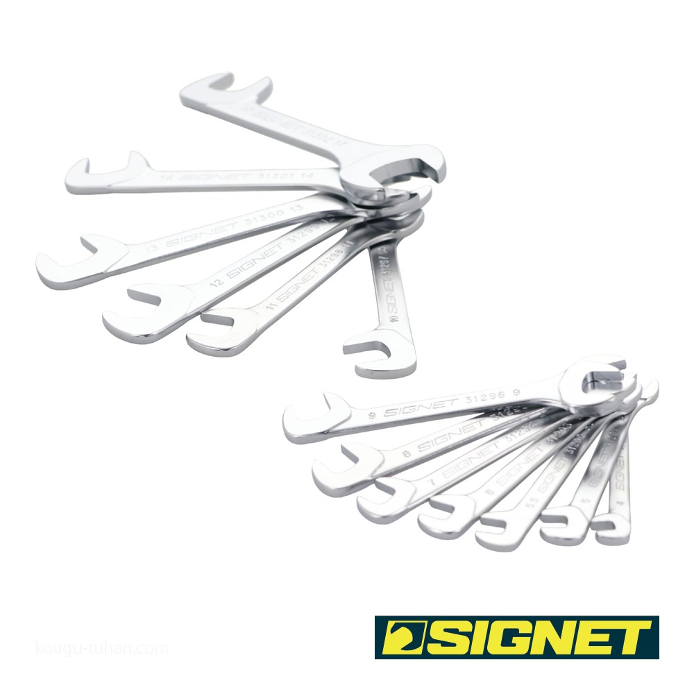 シグネット薄口スパナ セットSIGNET31303精密オフセット イグニッション SIGNET 31303 薄口スパナセット : 工具通販 Yahoo!店 - 通販 - Yahoo