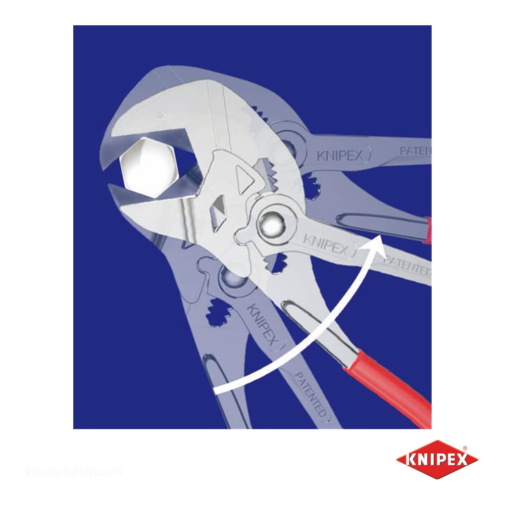 KNIPEX 8606-250 絶縁プライヤーレンチ : 工具通販 Yahoo!店 - 通販