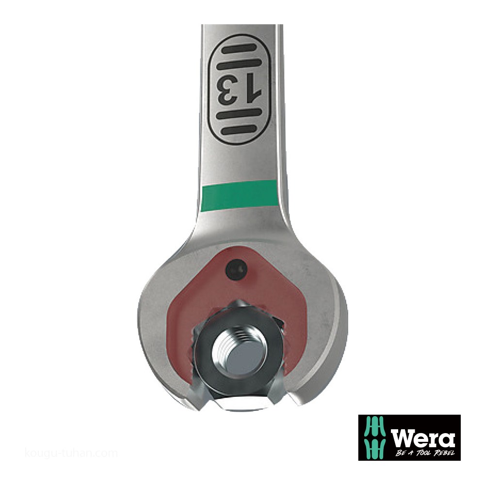 Wera 6007 Joker ロング片口スパナセット(5本,ポーチ付き) : 工具通販