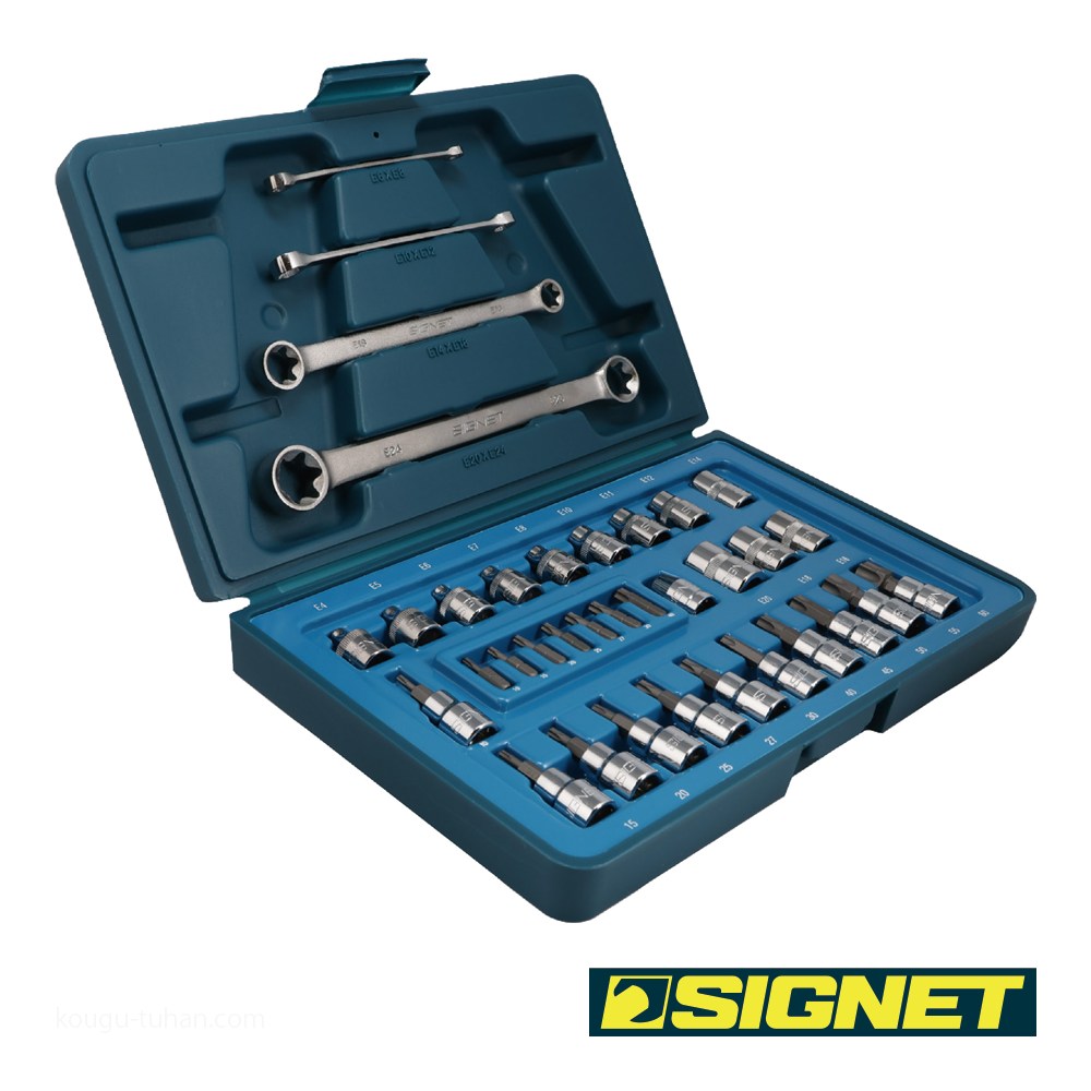 SIGNET 12835 3/8DR ヘクスローブソケットセット : 工具通販 Yahoo!店