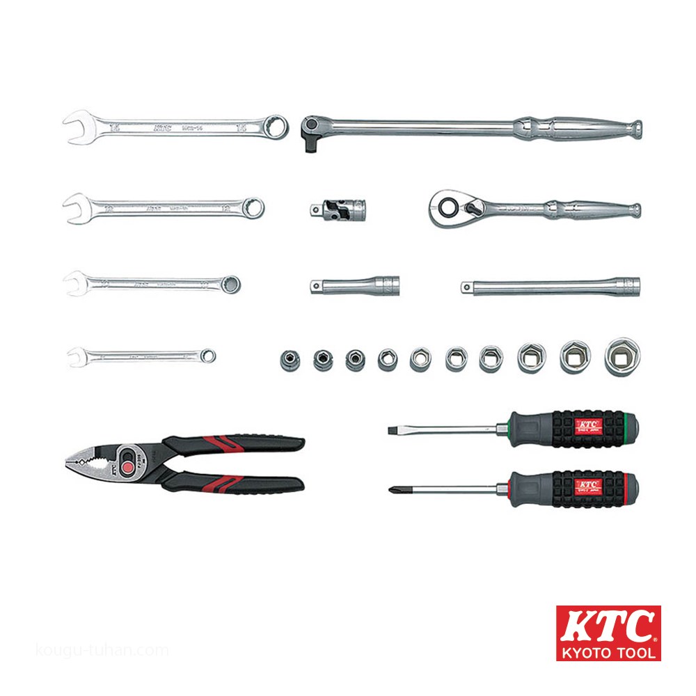 KTC SK322P 整備用工具セット : 4989433933276 : 工具通販 Yahoo!店