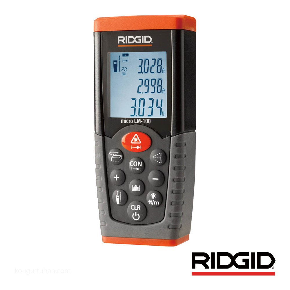 RIDGID 36158 MICRO LM 100 レーザー距離計 :0095691361585:工具通販