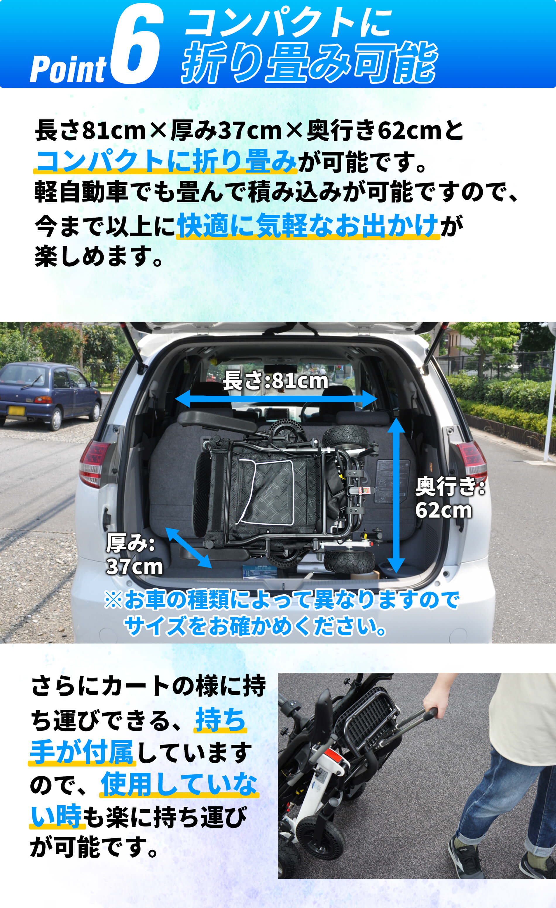 電動車椅子 折りたたみ 軽量 送料無料 車いす 電動 電動車椅子