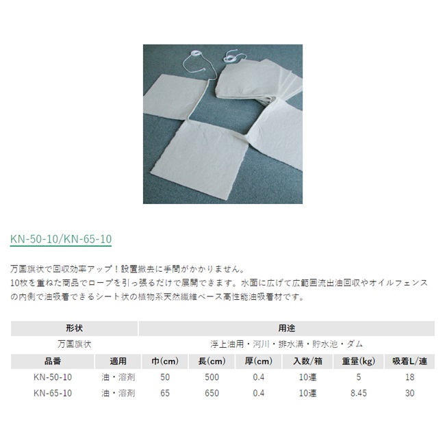 カクイ オイルキャッチャー 万国旗状 KN-65-10_2
