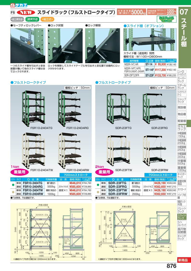 【ポイント15倍】【直送品】 サカエ スライド...の詳細画像1