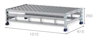 【直送品】 アルインコ 作業台 CSBC-121WS