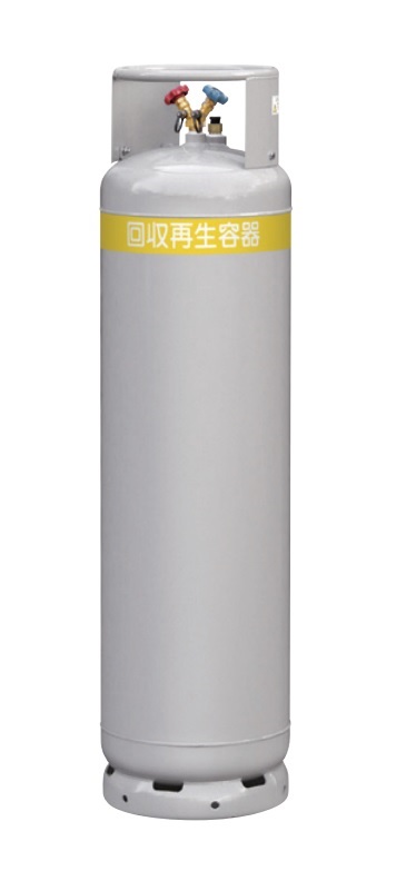 【ポイント15倍】【直送品】 アサダ フロン回収再生ボンベ（フロートセンサ付） TF098 120L（117L）3/4"フレア） 【大型】