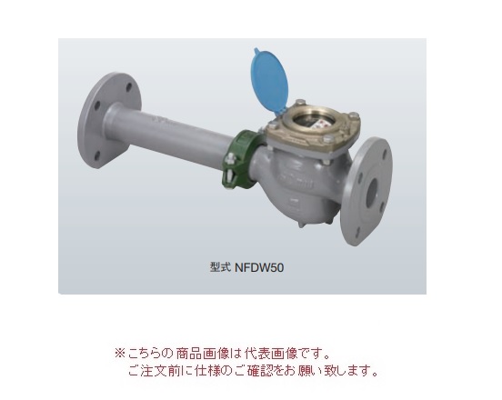 【直送品】 アズビル金門 直読式水道メーター NFDW50J (上水フランジ ボルトナット・パッキン付)