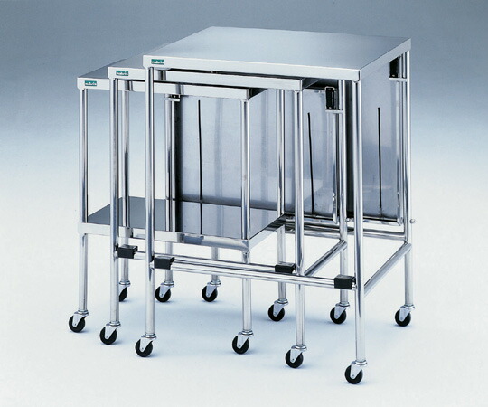 【ポイント15倍】【直送品】 アズワン 器械卓子 (重ね収納型) 600×400×796mm NSW-N (0-5569-02) 《実験設備・保管》