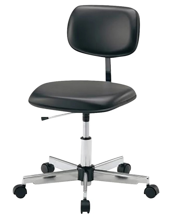 【ポイント15倍】【直送品】 アズワン カラフルスタンダードチェア ブラック リング無し LSN-BK (2-664-01) 《実験設備・保管》
