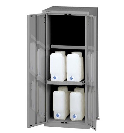 【ポイント15倍】【直送品】 アズワン ラボサーバーラック(薬品保管庫・ヘンペイ10L用)ステンレス製 2列2段 LSR-S-H10 (2-678-04) 《実験設備・保管》 【大型】